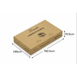 Camarote Metálico TRENDS Doble | Ahorro de espacio y resistencia